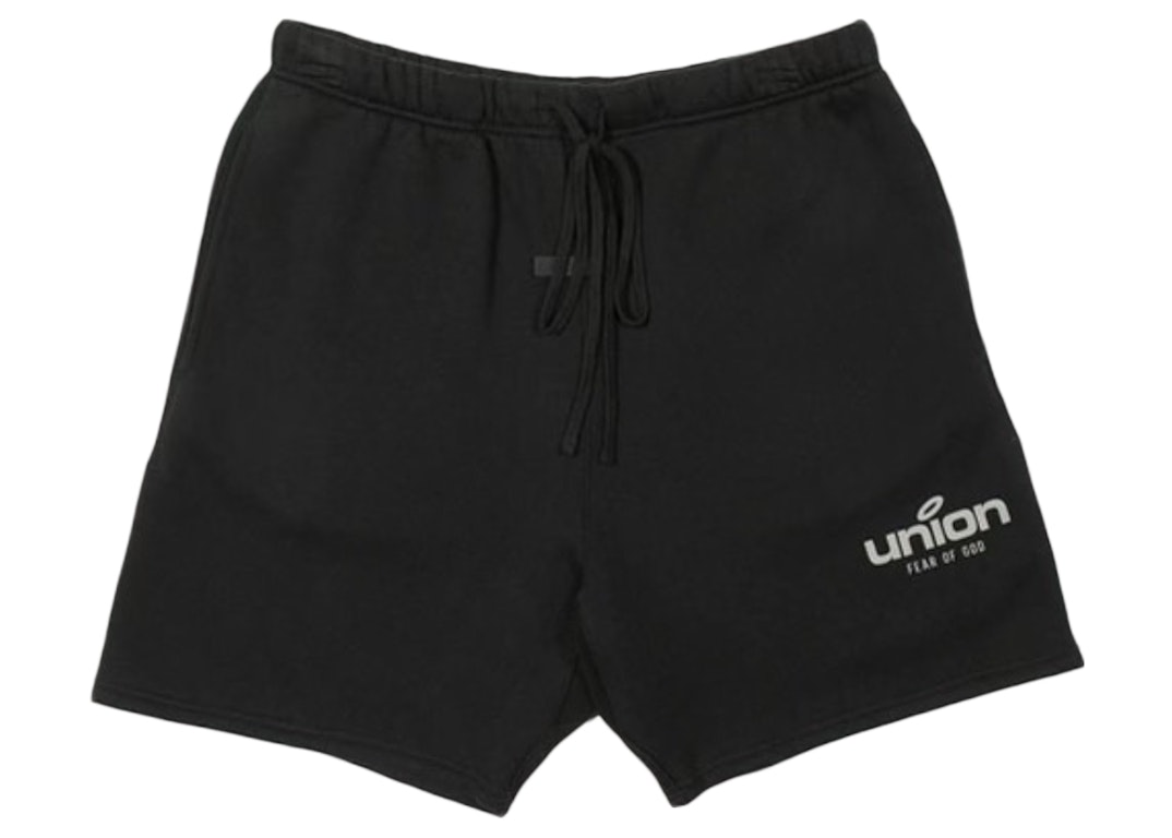 Pre-owned Fear Of God X Union 30 Year Vintage Shorts Black