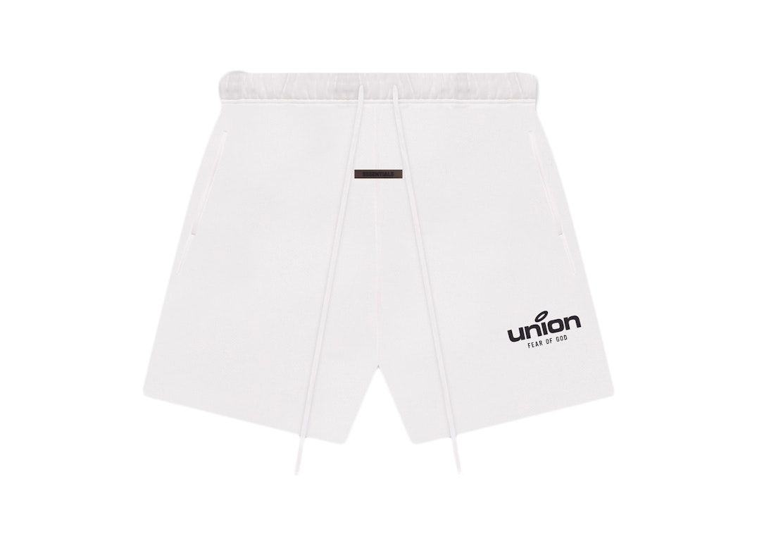 Pre-owned Fear Of God X Union 30 Year Vintage Shorts White
