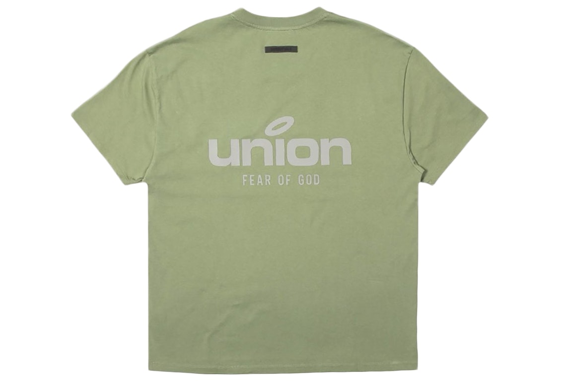 Pre-owned Fear Of God X Union 30 Year Vintage Tee Army