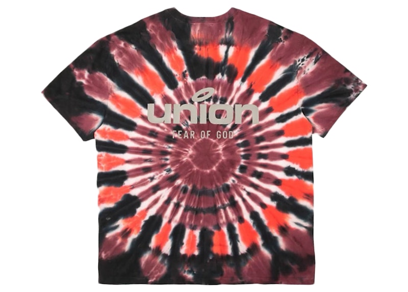 UNION fear of god VINTAGE TEE TIE DYE L-