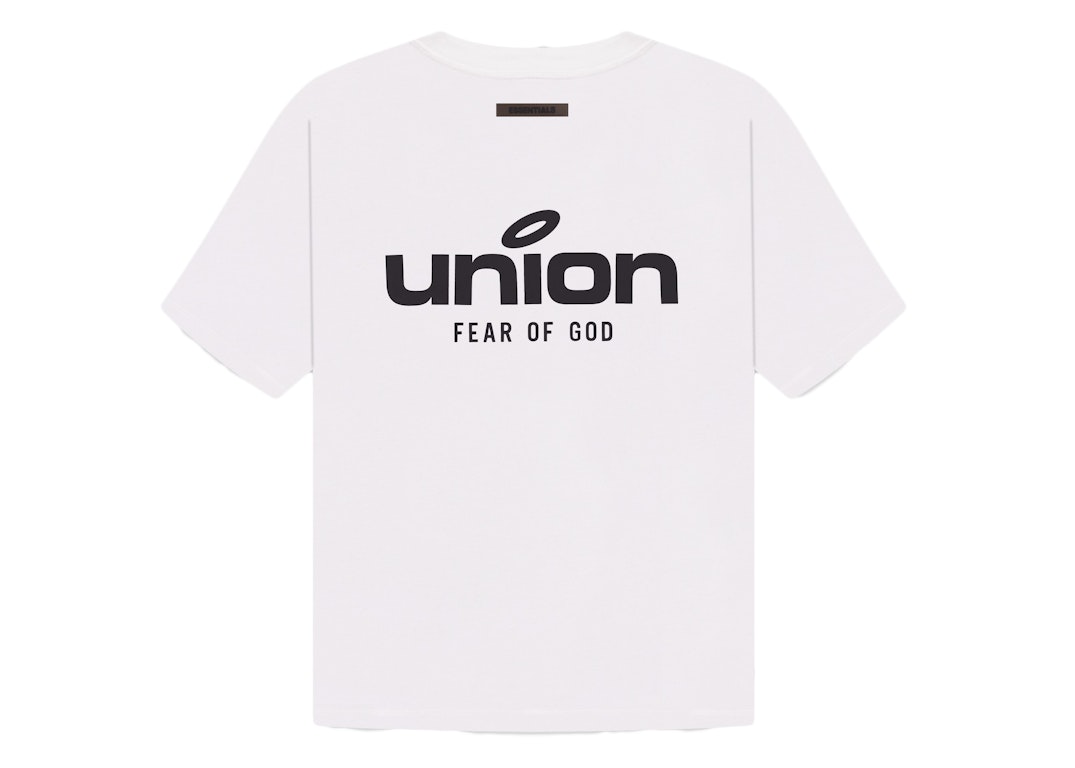 Pre-owned Fear Of God X Union 30 Year Vintage Tee White