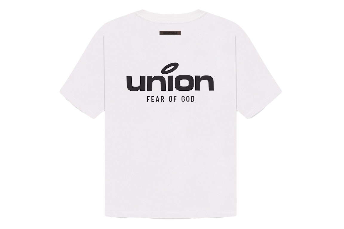 Pre-owned Fear Of God X Union 30 Year Vintage Tee White