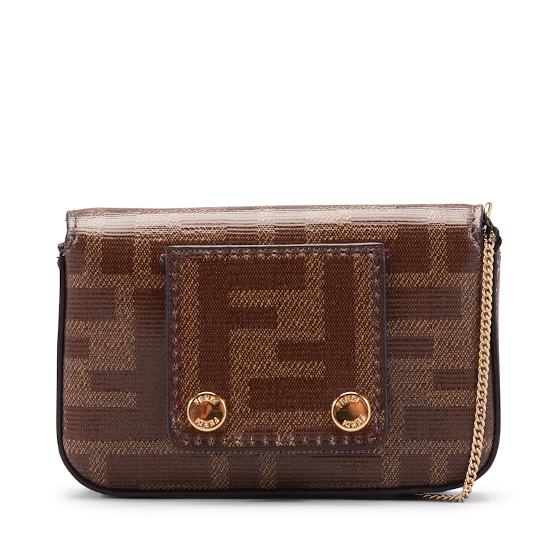 Baguette FF Jacquard Wallet - Brown main image 1