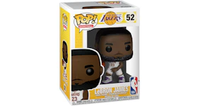 Funko Pop! Basketball Los Angeles Lakers Lebron James (White Jersey) Figure #52