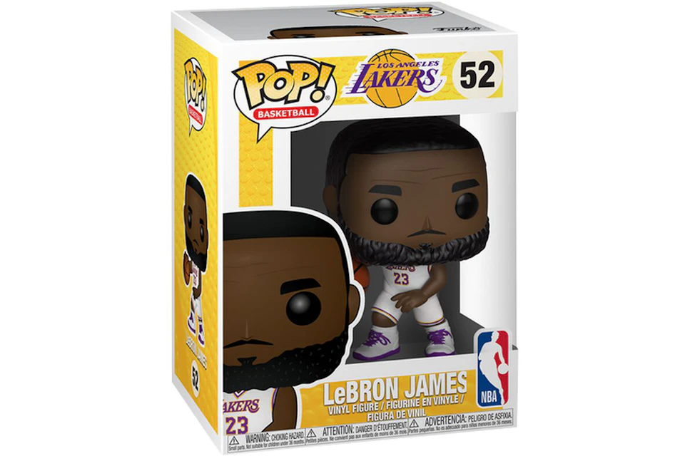 Funko Pop! Basketball Los Angeles Lakers Lebron James (White Jersey) Figure #52