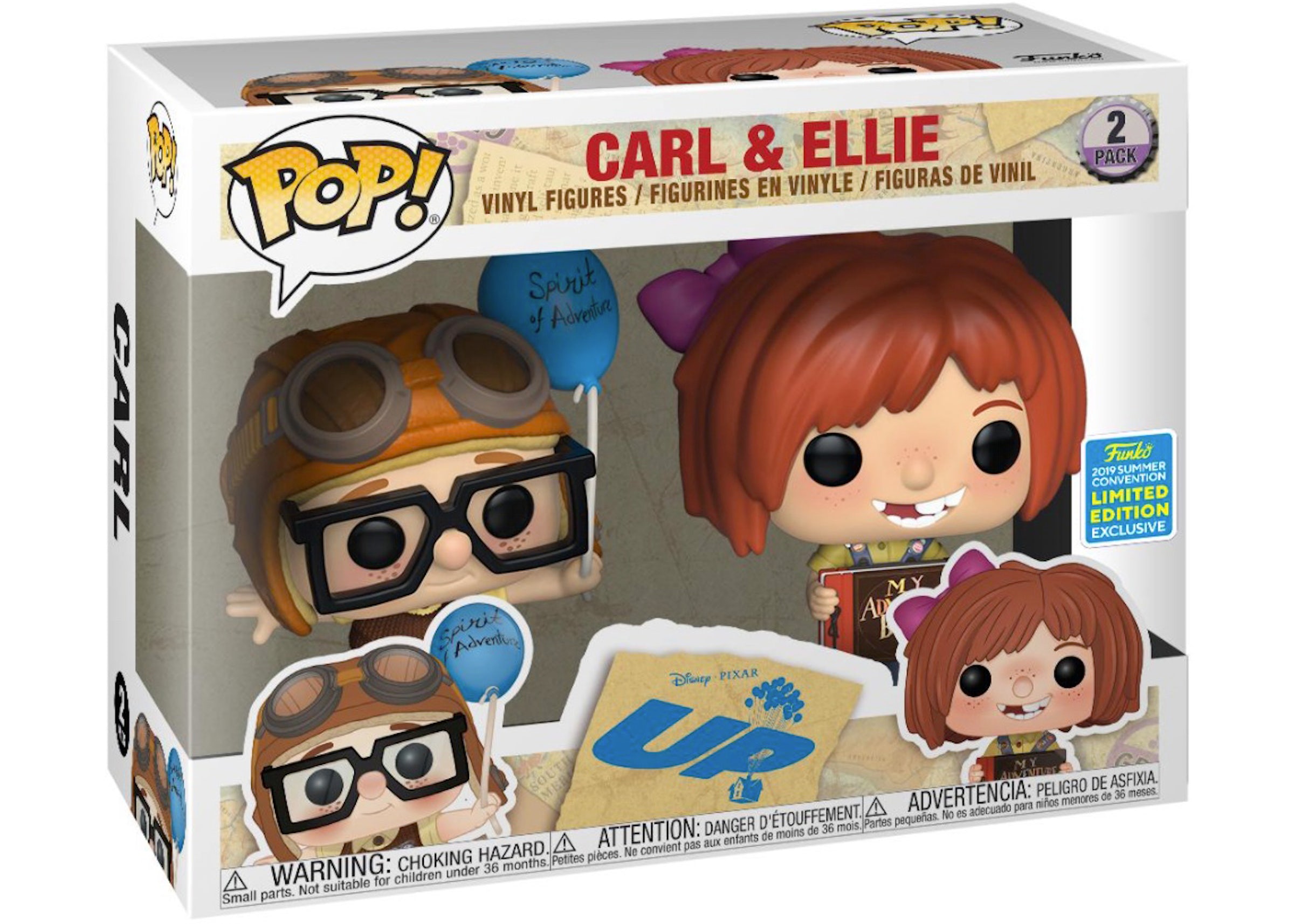 Funko Pop! Disney Up Carl & Ellie Summer Convention Exclusive 2 Pack - US