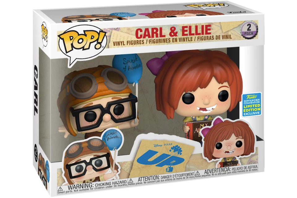 Funko Pop! Disney Up Carl & Ellie Summer Convention Exclusive 2 Pack