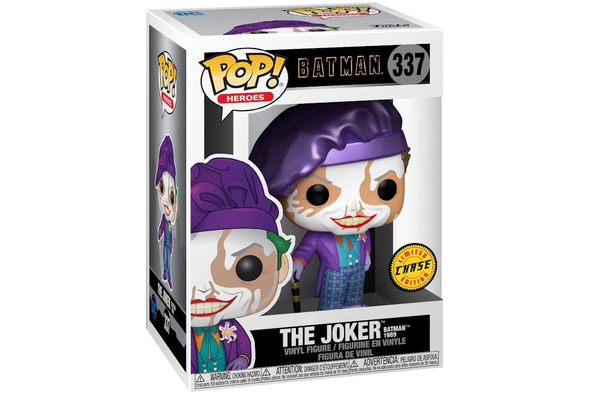 Funko Pop! Heroes Batman The Joker Batman 1989 Chase Edition Figure #337