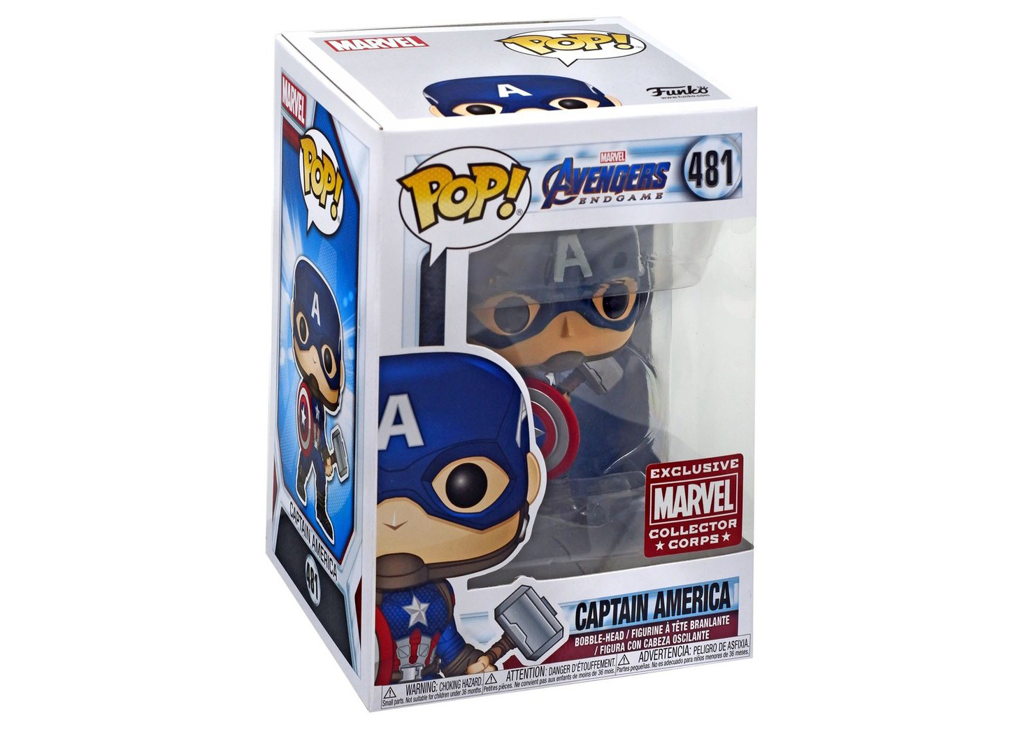 Captain america best sale pop 481