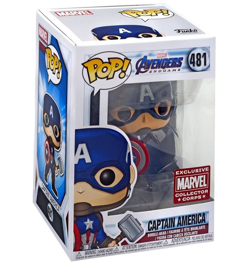 Funko Pop! Marvel Avengers Endgame Captain America Marvel