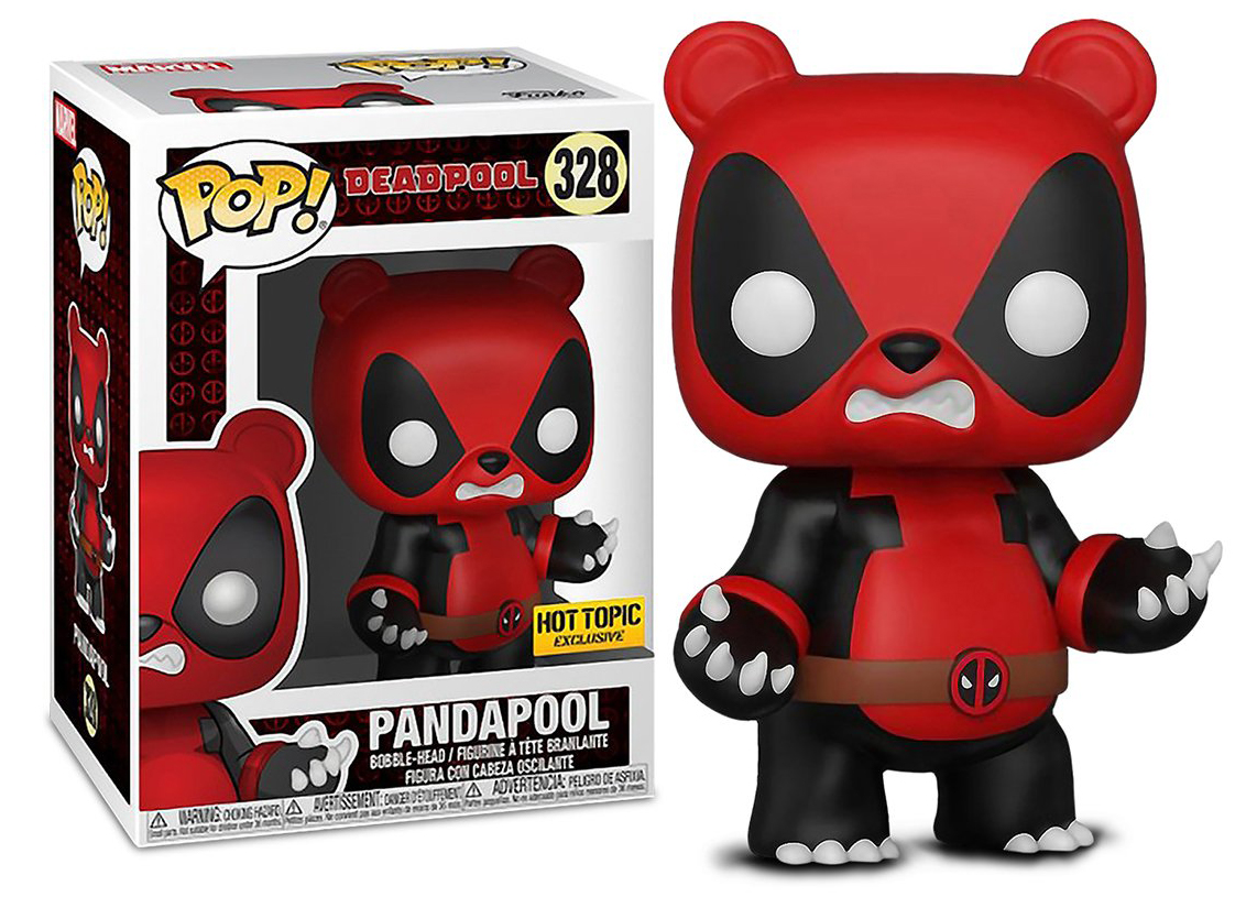 Funko Pop! Marvel Deadpool Pandapool Hot Topic Exclusive Bobble