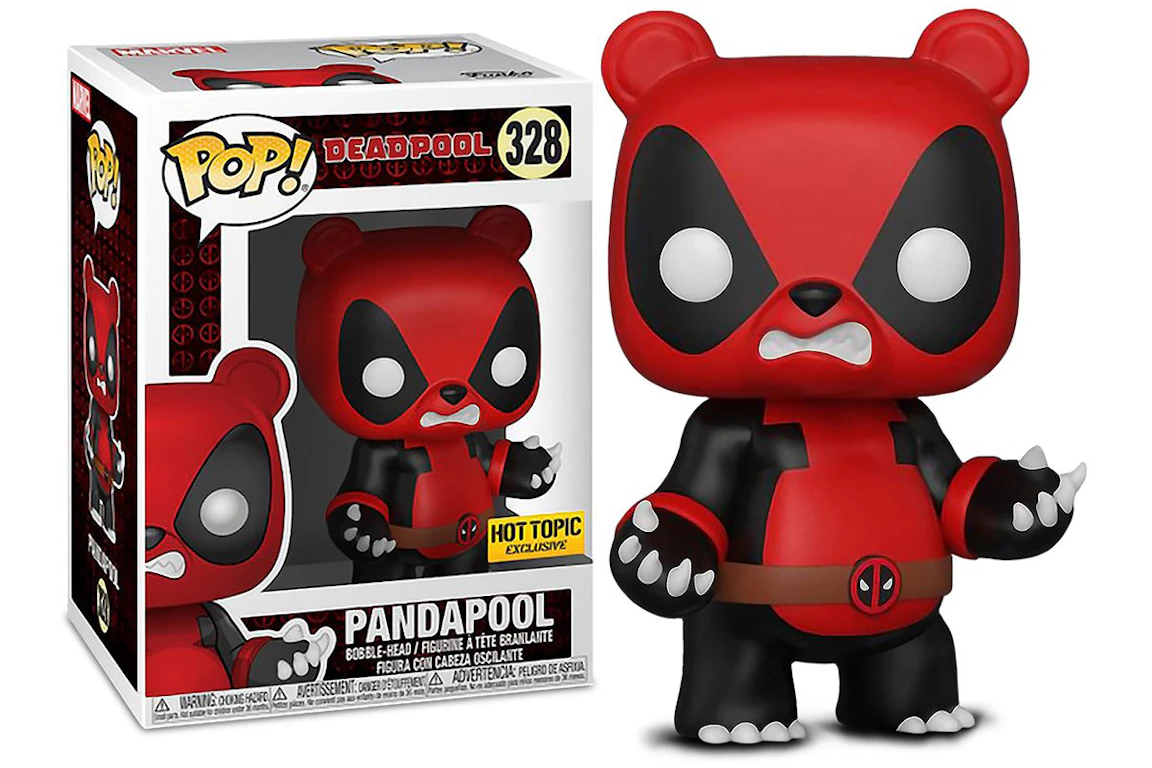Funko Pop! Marvel Deadpool Pandapool Hot Topic Exclusive Bobble-Head Figure #328