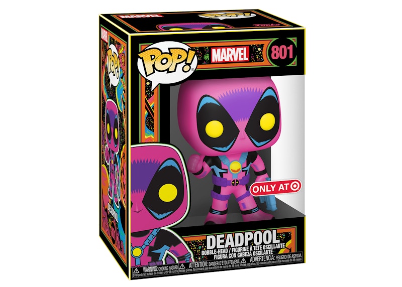 marvel blacklight funko pop deadpool