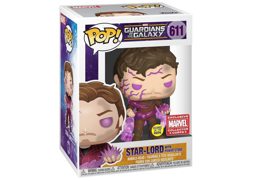 Funko Pop! Marvel Guardians of the Galaxy Star-Lord with Power 
