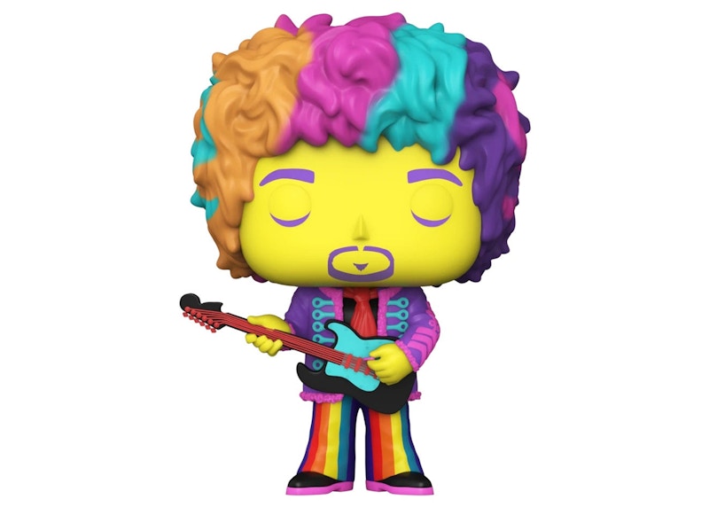 Funko Pop! Rocks Authentic Hendrix Blacklight Jimi Hendrix 2021