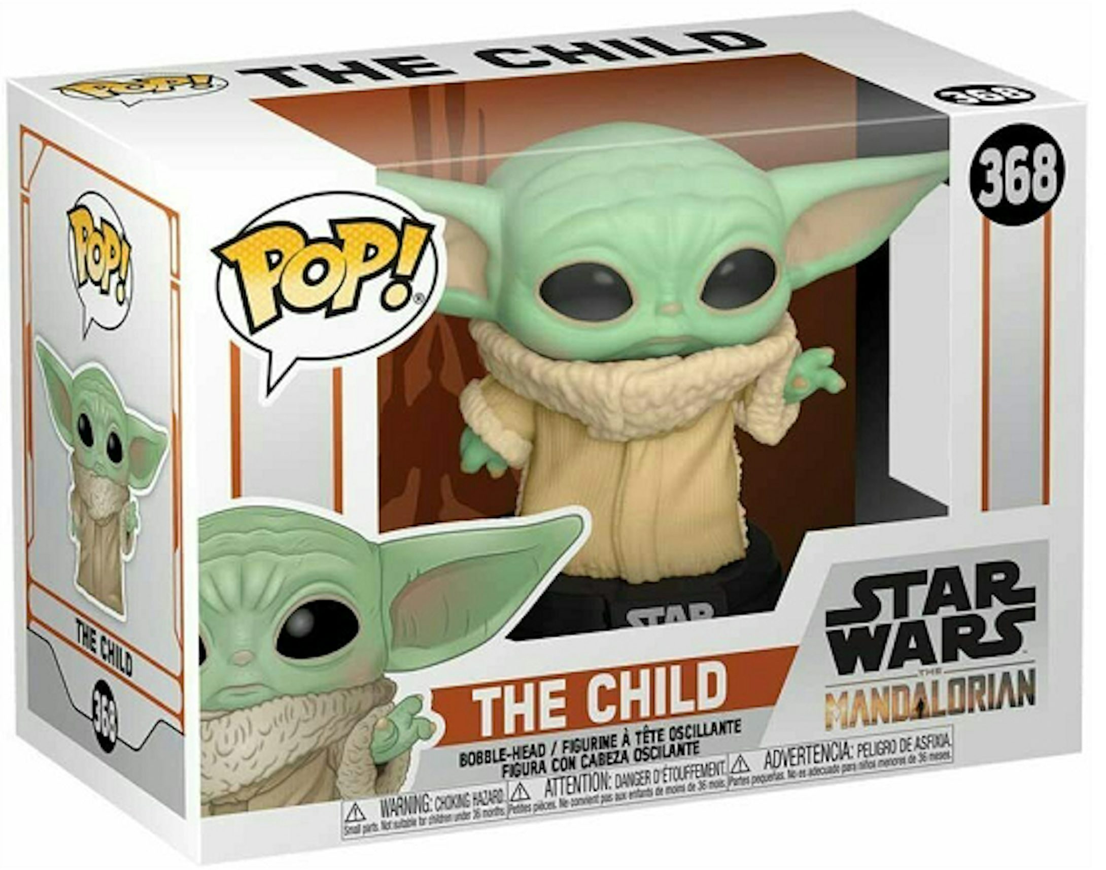 Funko Pop! Star Wars The Mandalorian The Child (Baby Yoda) Bobble-Head  Figure #368 - US
