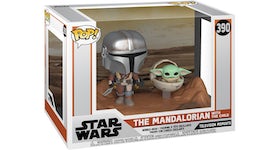 Funko Pop! Star Wars The Mandalorian with the Child Television Moments Figure #390
