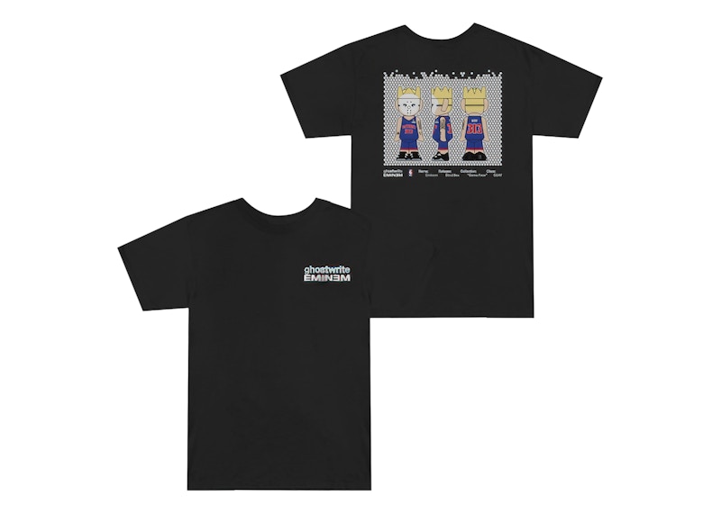 ghostwrite x NBA Eminem 2025 T-shirt (Edition of 2000) Black Men's