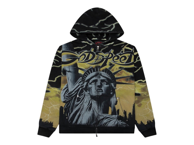 Godspeed Voltage Zip V2 Hoodie Yellow Men's - US