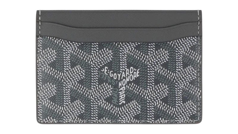 Goyard Saint-Sulpice Card Wallet Gray in Canvas/Leather - US