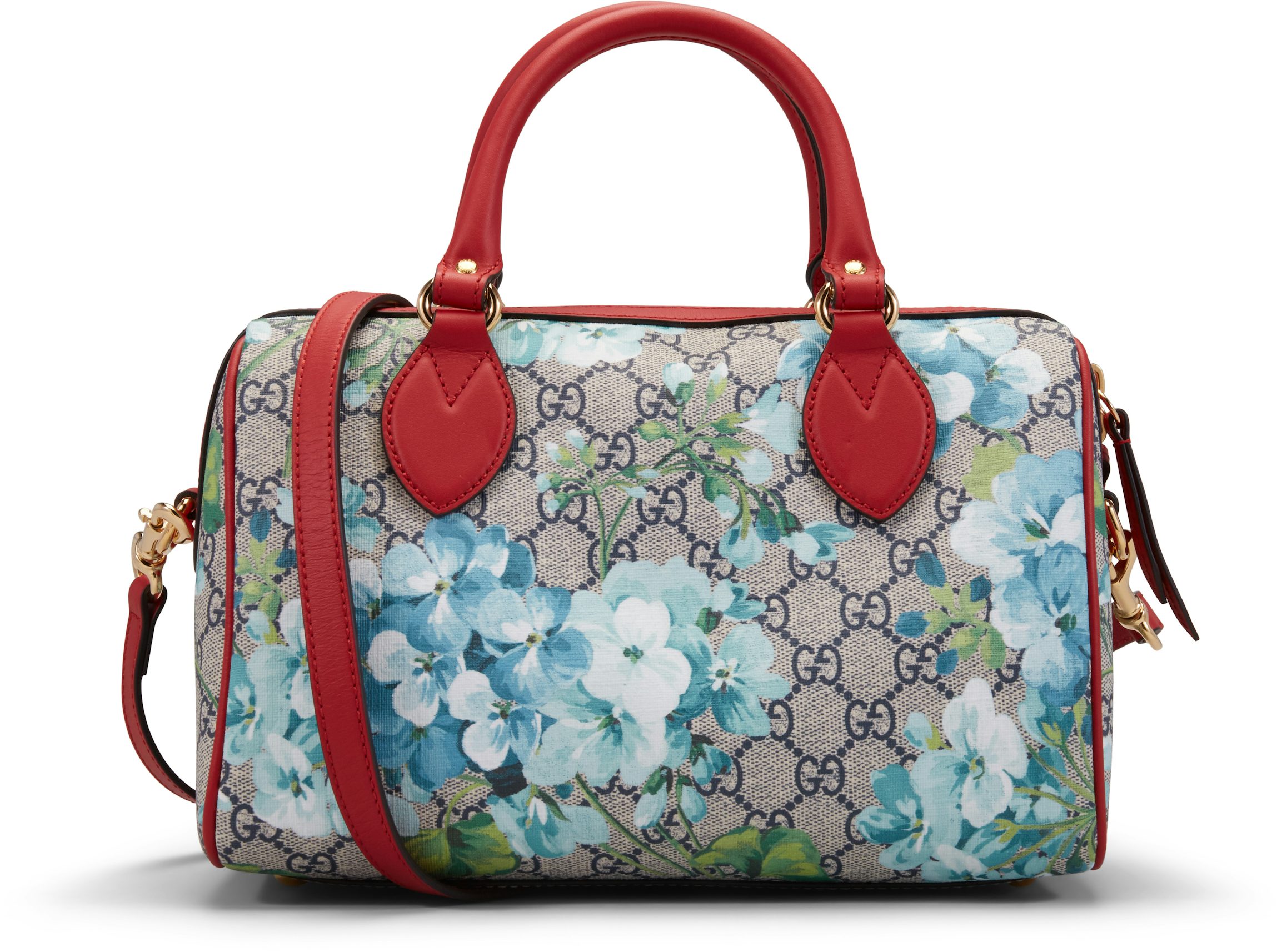 Gucci GG Blooms Medium Boston Top Handle Bag