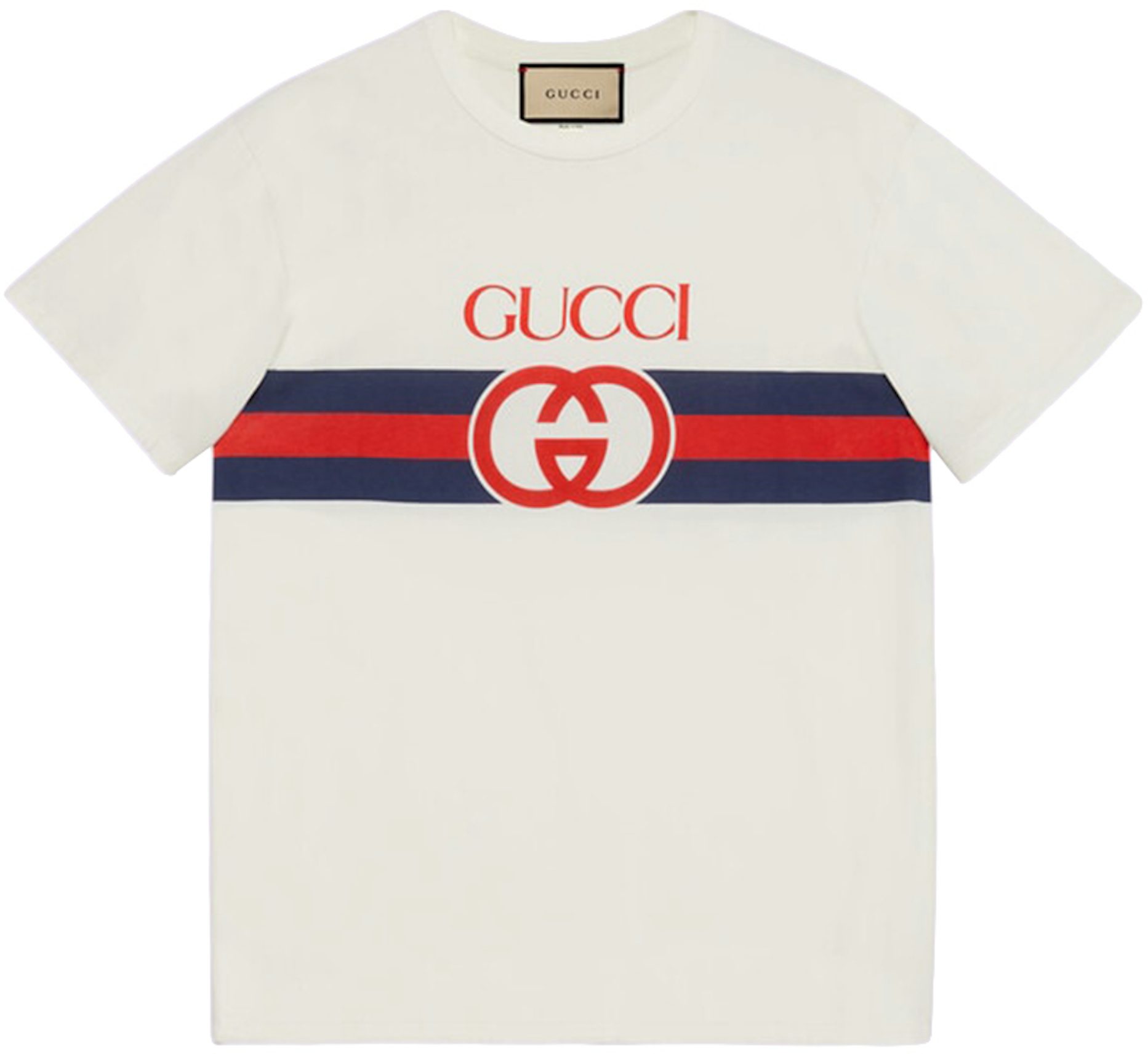 GG Cropped Cotton Hoodie in Multicoloured - Gucci