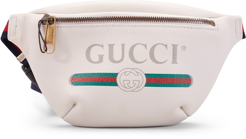 BNWT Gucci Tote Bag White Leather 572768 Vintage Logo Print Women/Men  Unisex 