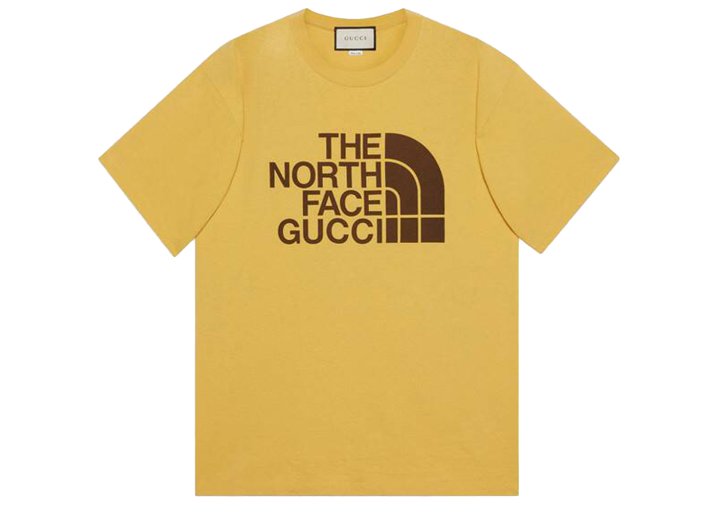 Gucci x The North Face Oversize T-shirt Gold Men's - SS21 - US