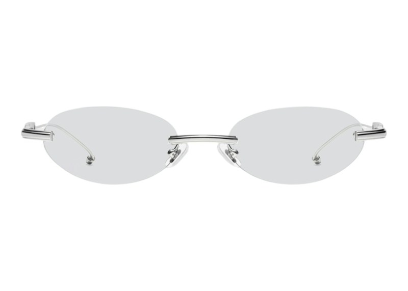 Gentle Monster Maison Margiela Glasses Silver Clear (MM217 02)