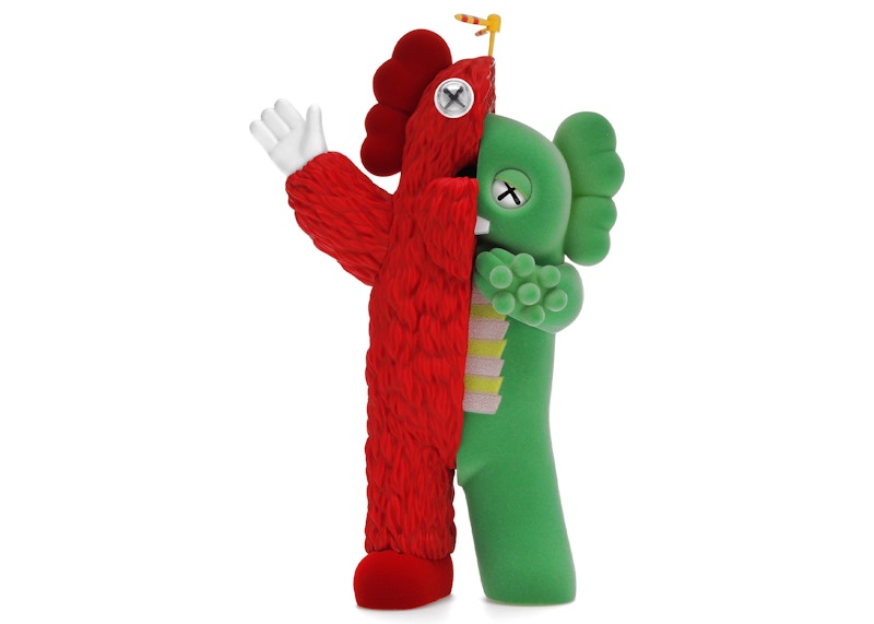 KAWS KACHAMUKKU Vinyl Figure Green/Red - US