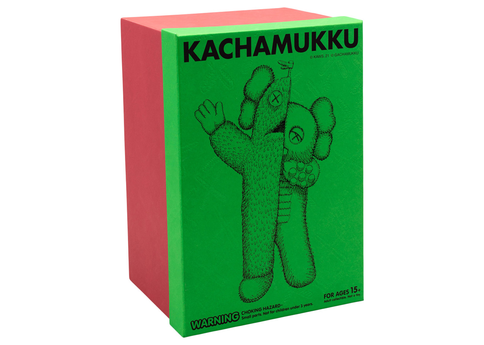 KAWS KACHAMUKKU Vinyl Figure Green/Red - GB