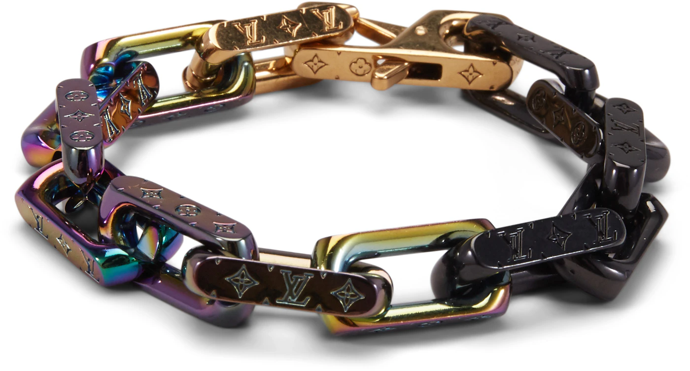 Louis Vuitton Chain Links Necklace Gold Metal