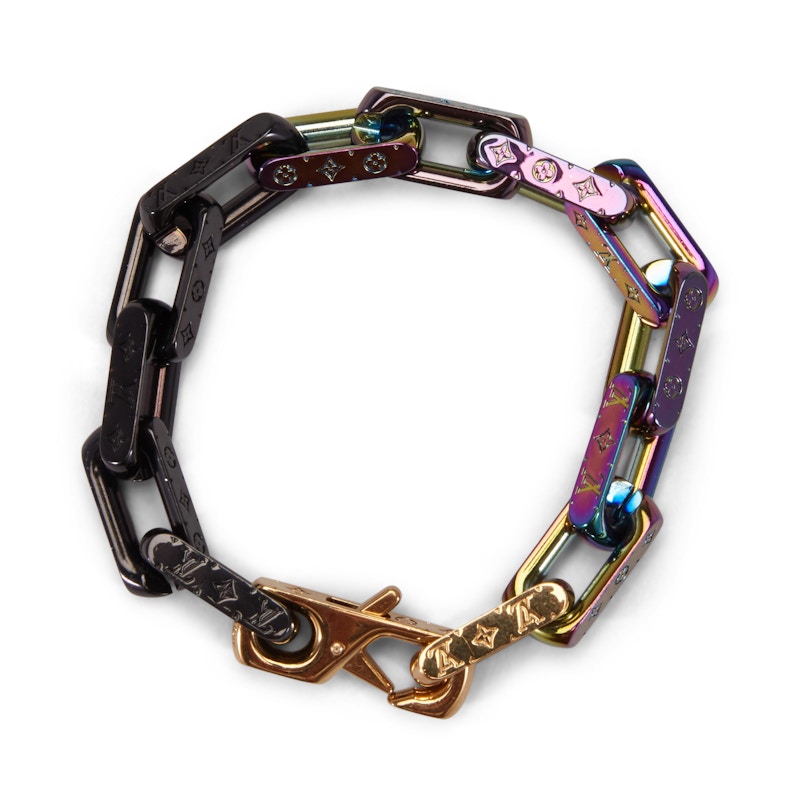 Monogram colors chain bracelet shop louis vuitton