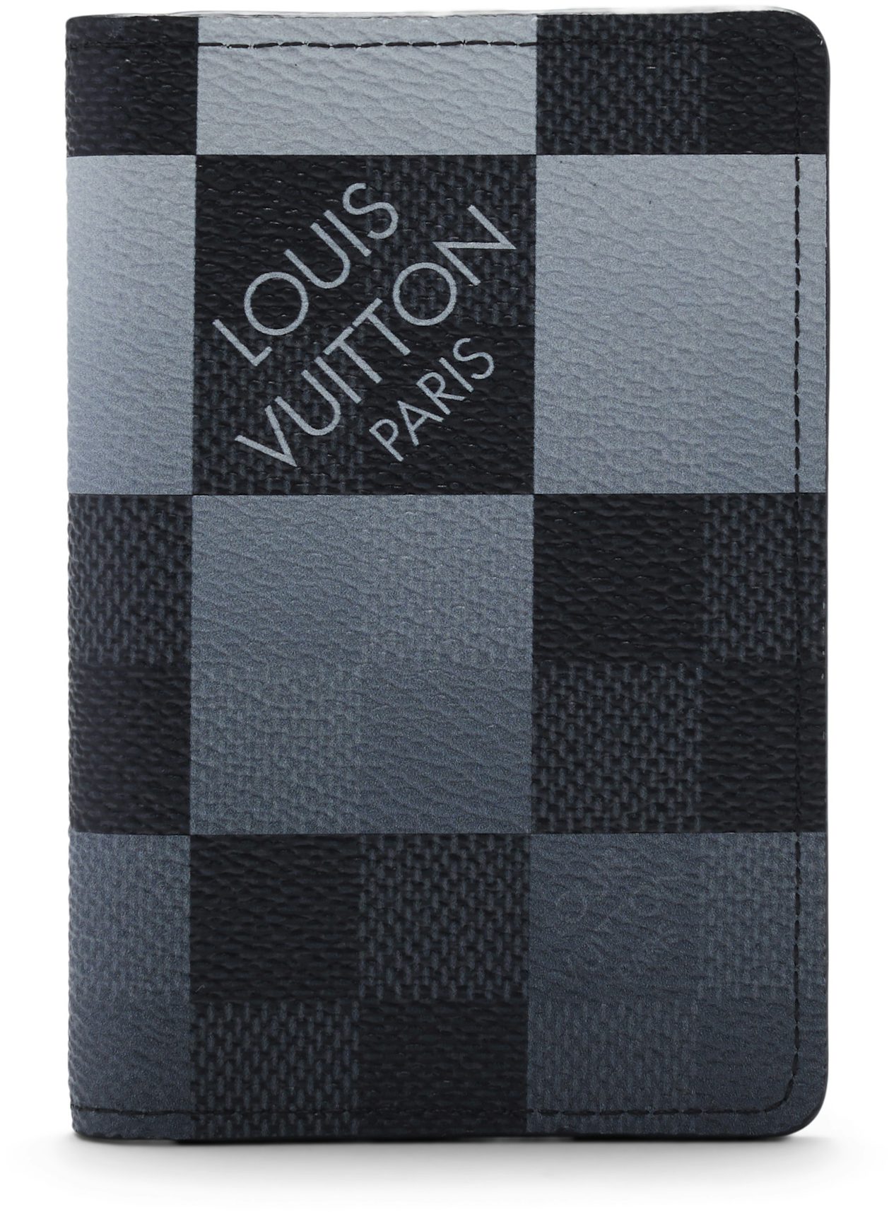 Louis Vuitton Pocket Organizer Damier Graphite Giant (3 Card Slot) White