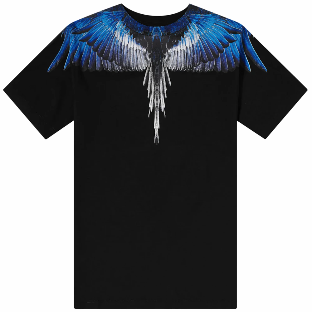 Marcelo Burlon Wing T-Shirt Black Blue Men's - FW23 - US