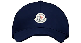 Moncler Logo Baseball Cap Night Blue