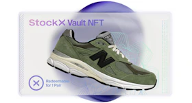 StockX Vault NFT New Balance 990v3 JJJJound Olive - US M 10 Vaulted Goods