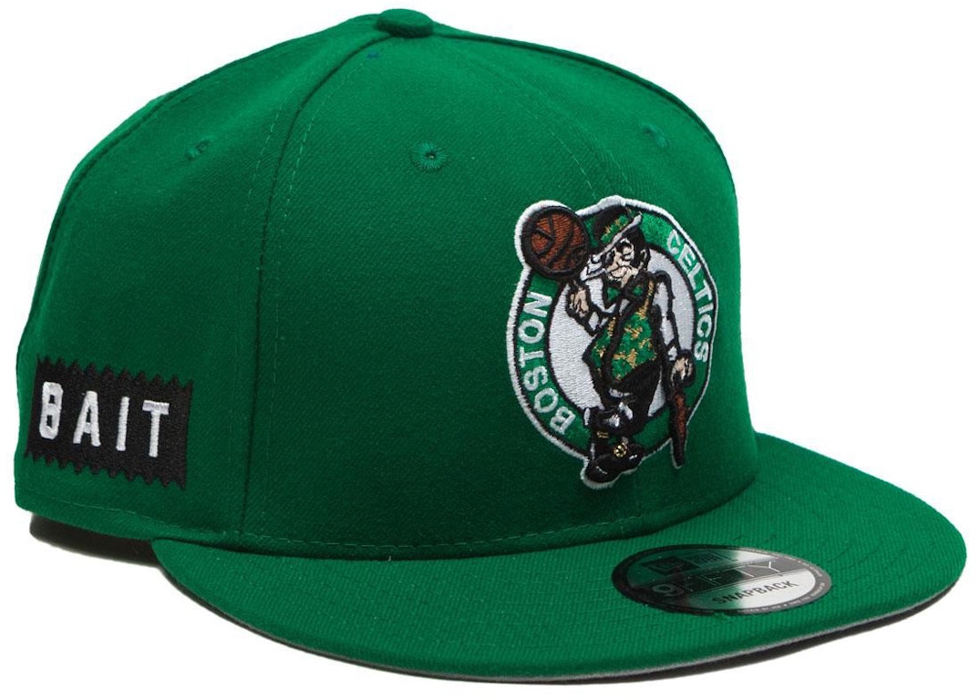 Pre-owned New Era X Bait Boston Celtics Otc 9fifty Snapback Cap Green