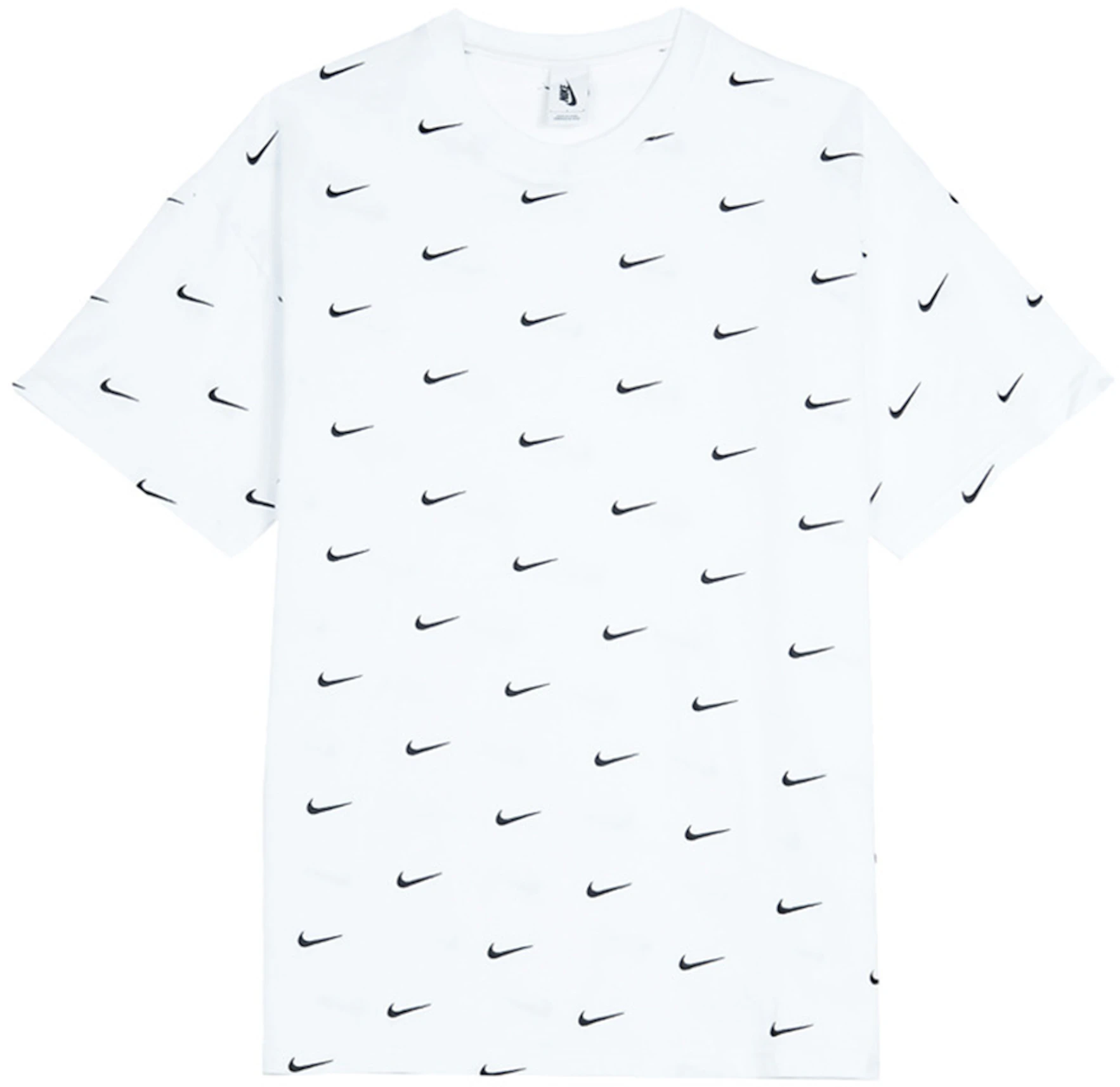 kalligrafie cabine fascisme Nike All Over Swoosh Logo T-Shirt White - FW19 - US