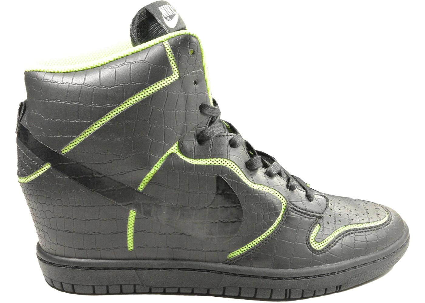 Nike Dunk Sky High Black Volt (Women's) - 705488-001 - US
