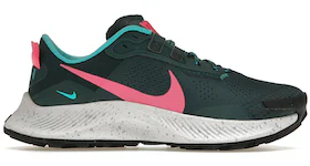 Nike Pegasus Trail 3 Dark Teal Green Pink Glow (Women's)