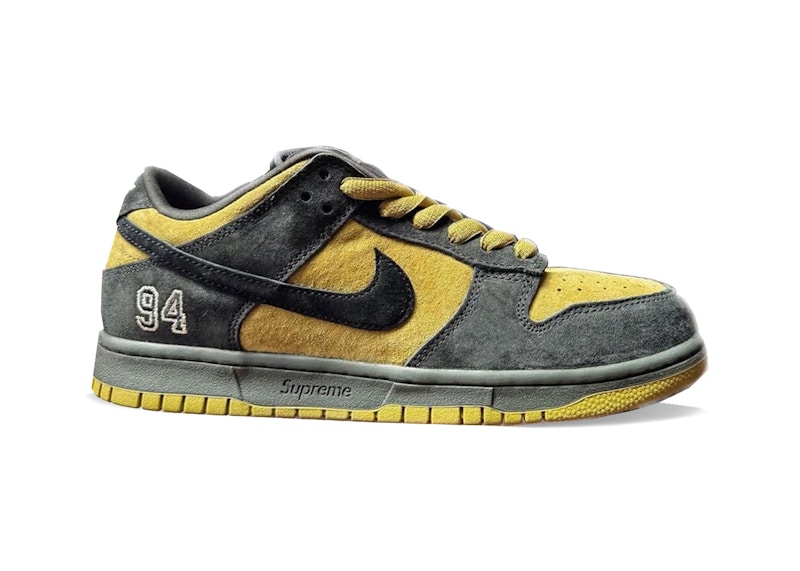 Supreme × Nike SB Dunk Low【Camper Green】 Nike SB Dunk Low Supreme 94 Camper Green Men's - HQ8487-300 - US
