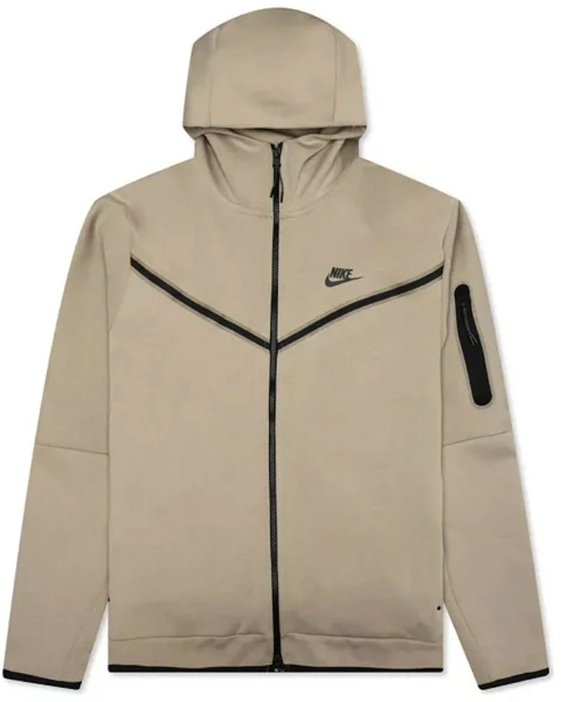 Nike Sportswear Tech Fleece Full-Zip Hoodie Khaki/Black Men's - FW22 - US