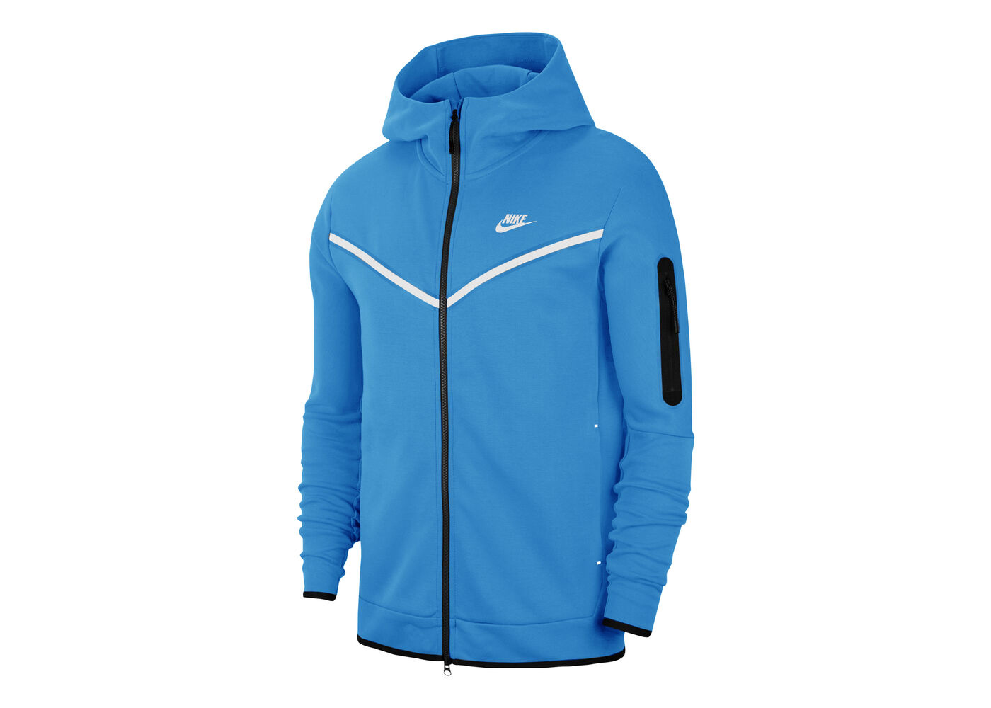 Nike Sportswear Tech Fleece Full-Zip Hoodie Blue White Men's