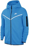 Nike Sportswear Tech Fleece Full-Zip Hoodie Blue White