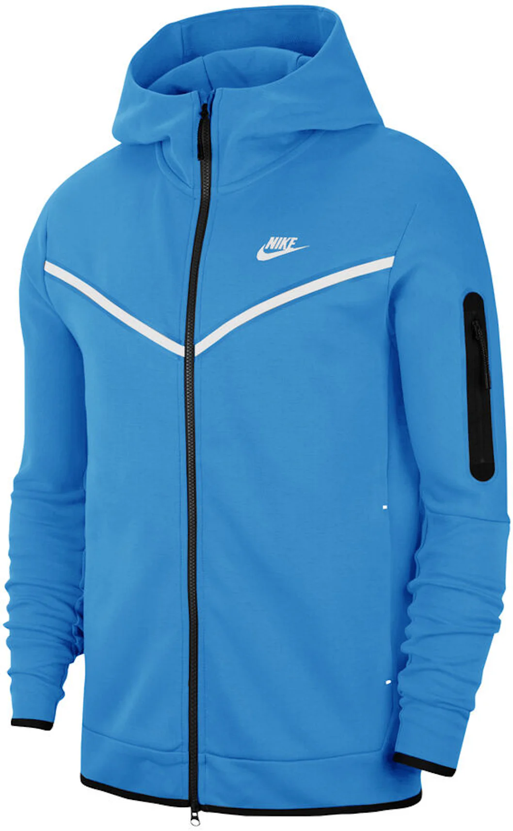 Nike Sportswear Tech Fleece Full-Zip Hoodie Blue White Men's - SS22 - US