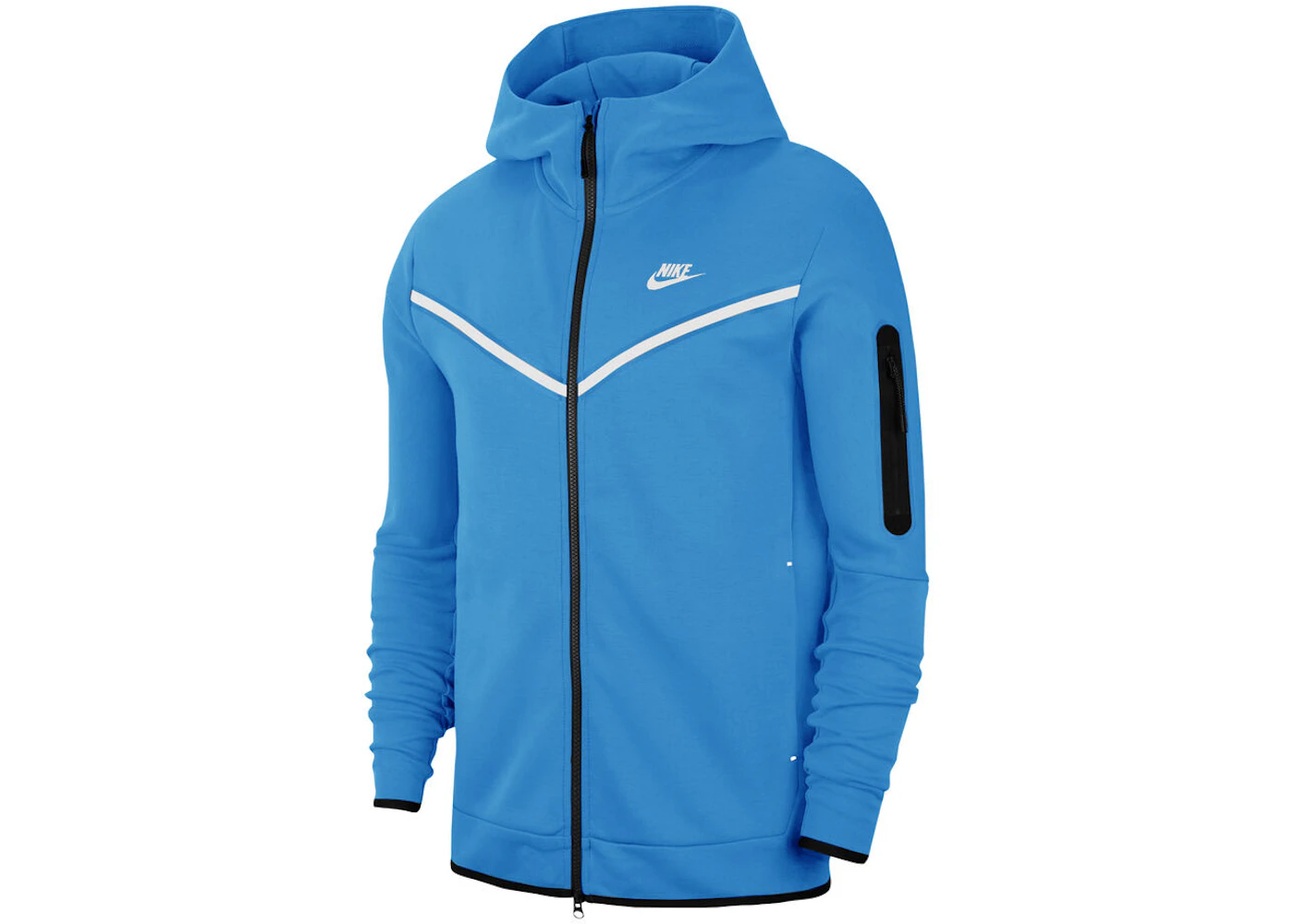 Nike Sportswear Tech Fleece Full-Zip Hoodie Blue White Men's