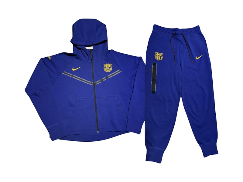Nike x Barcelona FC Women's Tech Fleece Full Zip Hoodie & Joggers