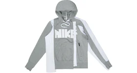 Nike x Sacai Double Zip Hoodie Dark Grey Heather/White