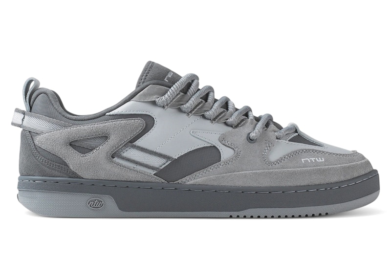 Pre-owned Notwoways Men's  Vault Grey Sneakers In Concrete/london Cloud/cloud Grey